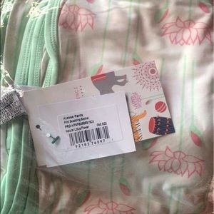 Lotus flower kickee swaddling blanket